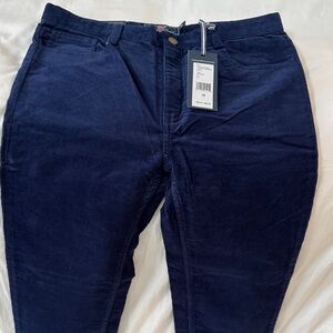 Vineyard Vines Kids Navy Corduroy Pants